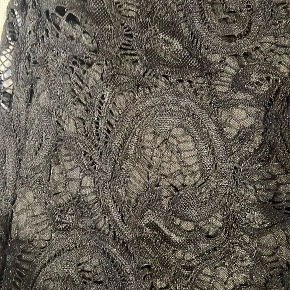 Windsor black long sleeve lace dress - Picture 2 of 5